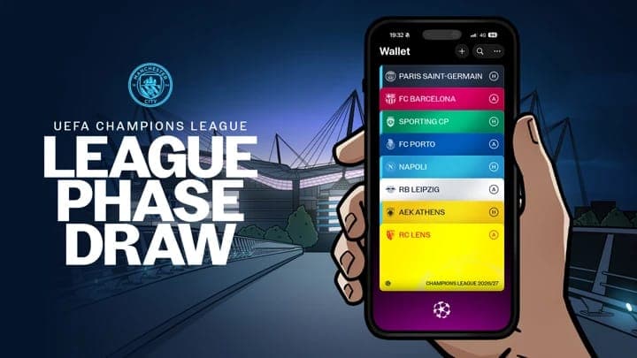 CITY DISCOVERS EIGHT OPPONENTS IN 2026/27 CHAMPIONS LEAGUE PHASE
