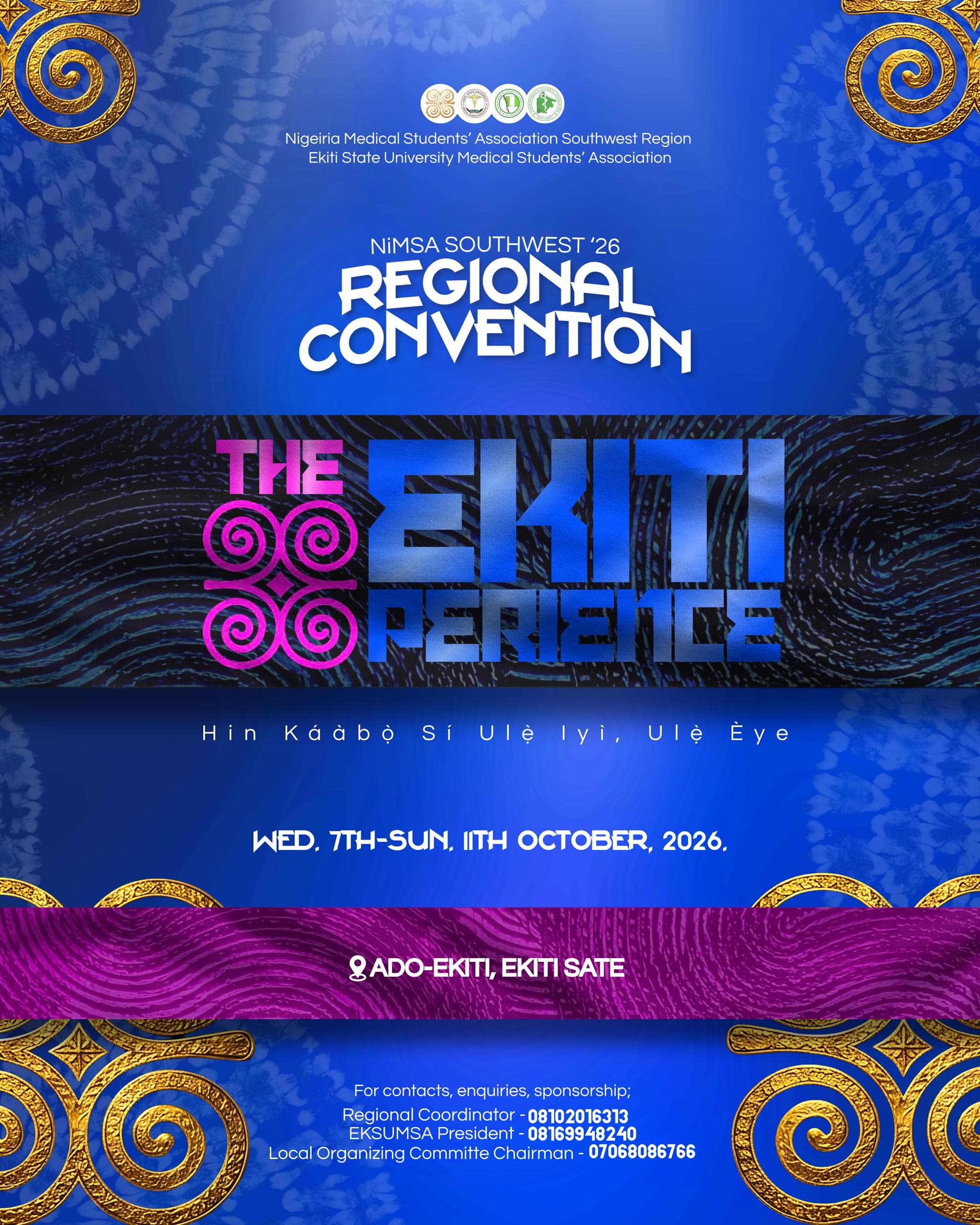 EKITI SET TO HOST NIMSA SOUTHWEST ’26 REGIONAL CONVENTION